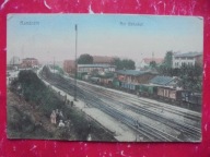 KĘDZIERZYN-KOŻLE KANDRZIN DWORZEC KOLEJOWY KĘDZIERZYN PANORAMA DWORCA 1914