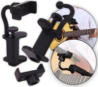 Uchwyt na Telefon do Gitary Ukulele | Statyw na Smartfon Nuty Nagrywanie