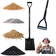 ŁOPATA SZUFLA DO PIASKU ZBOŻA ZIARNA PIASKOWA WĘGLA ŻWIRU METALOWA MOCNA