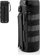 Huntvp taktyczny uchwyt na butelkę MOLLE 1000D nylon – Czarny 1000ml