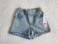 Pepco spodenki dżins i kwiatki nowe roz 134