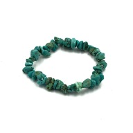 Bransoletka naturalny turkus vintage lata 90 dla niej niego unisex boho