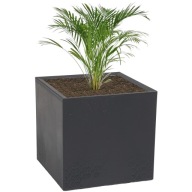 2x Donica Kwietnik Karo ECO 40cm Beton Antracyt Lamela Duża Ekologiczna