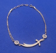 SREBRNA BRANSOLETKA OKO PROROKA + SZABLA PRÓBA 925