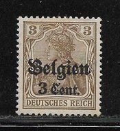 Belgia, poczta niemiecka, Mi: DE-BE 11, 1916 rok