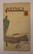 KRYNICA - ZDRÓJ, STARY INFORMATOR ( PLAN ) - PTTK O/Krynica, 1964 rok