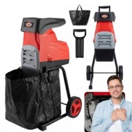 ROZDRABNIACZ DO GAŁĘZI DEKRAFT FREZ, SILNIK 2800W DWA WORKI W ZESTAWIE (PL)