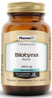 Suplement diety Pharmovit Premium Biotyna 2500 mcg biotyna kapsułki 60 kaps