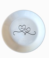 Prezent Walentynki Talerz z własnym grawerem