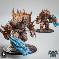 Blizzard Troll zestaw 2 figurek - FD - figurka RPG DnD D&D - druk 3D 14K