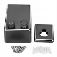 Wysuwana linka na pranie czarna suszarka ścienna łazienkowa balkonowa