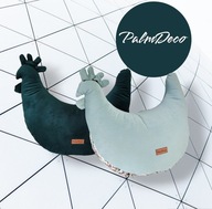 Poduszka KURA KOKOSZA do karmienia rogal Velvet MINKY