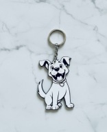 Porządny breloczek na co dzień BRELOK zawieszka do kluczy Amstaff pitbull