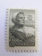 ZSRR - żniwiarka kołchoźnica - obiegowy - Mi. 2198 ** odmiana staloryt !