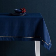 Obrus świąteczny Granatowy glamour elegancki glam na przyjęcie wigilijne