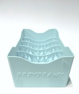 POJEMNIK NA PRZYPRAWY DO SZUFLADY 20 CM ORGANIZER PRZEGRODY PERSONALIZACJA