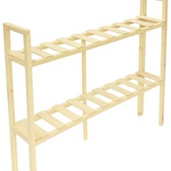 Regał balkonowy wąski na kwiaty stojak na doniczki mały balkon