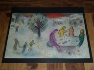 MARC CHAGALL - DAPHNIS AND CHLOE - "Posiłek w domu Dryasa" - 1977 rok