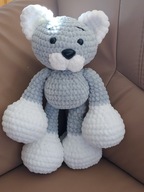 Kot maskotka - handmade szydelko