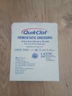 QuikClot hemostatic dressing opatrunek 4 in 4