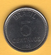 (1BZ34) Brazylia 5 centavo, 1986