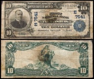 BNA - USA 10 Dollars 1902 # NEW YORK TRUMANSBURG 7541 # Lyons, Roberts # F-