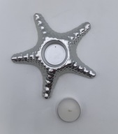 Rozgwiazda z ceramiki - świecznik zna tealight - jak Nowy - 15cm (b)