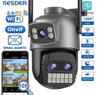 PODWÓJNA KAMERA WIFI IP SMART ZEWNĘTRZNA OBROTOWA QHD 10MP ZOOM APLIKACJA