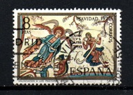 Znaczek Hiszpania 8 Pta Boże Narodzenie 1972r.
