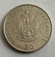 moneta Haiti 20 cent 1991
