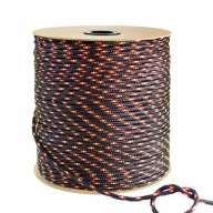 Lina Linka polipropylenowa pleciona żeglarska czarna 4mm 80m