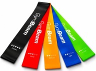 Gumy oporowe Mini Band zestaw 5 sztuk do ćwiczeń fitness dom