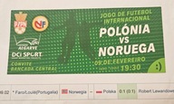 Norwegia- Polska 2011 rozegrany w Portugalii stan bdb