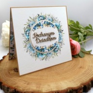 Piękna kartka na Dzień babci i dziadka, dziadków - Hand made