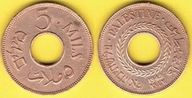 PALESTYNA 5 MILS 1942 R.