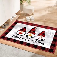 WYCIERACZKA DUŻY DYWANIK świąteczny bożonarodzeniowy 90x60 cm skrzaty