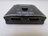 Switch HDMI 2x1 Rozdzielacz Splitter 4Kx2K full HD