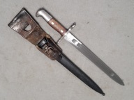 Bagnet szwajcarski 1911, Schmidt-Rubin z żabką. Stan BDB. Od 1 zł BCM