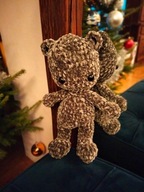 Szydełkowany MIŚ pluszak ręcznie robiony