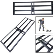 RĘCZNY NIWELATOR TERENU WYRÓWNIARKA DO ZIEMI DO TRAWY METALOWY 90x30 CM