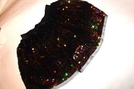 NEXT 116 CM SPÓDNICA WIZYTOWA 2-WAY CEKINY CZARNO-ZŁOTA NOWA