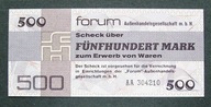 500 marek 1979 seria AA 304210 FORUM ( Niemiecki odpowiednik Pewex-u )