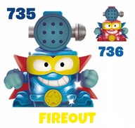 SUPER ZINGS THINGS 10 seria RESCUE FORCE ***FIREOUT NIEBIESKI NR 735***