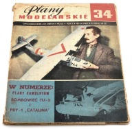 Plany Modelarskie nr 34 Bombowiec TU-2, PBY-1 "Catalina" - DLA KOLEKCJONERA