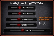 5 szt Toyota Camry Corolla CHR YARIS RAV Naklejki ochronne progi Bagażnik