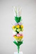 Palma wielkanocna ok 70 cm ręcznie robiona z bibuły piękne wiosenne kolory