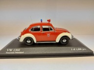 vw 1302 beetle garbus straż feuerwehr Dusseldorf minichamps 1:43