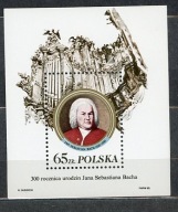 FI Blok 127** II - 300 rocznica urodzin Jana Sebastiana Bacha BLOK 1985
