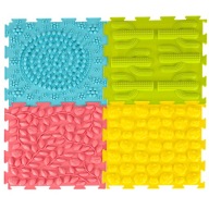 Mata sensoryczna ortopedyczna Puzzle Ścieżka 10 elementów wielokolorowa