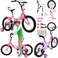 Rower dziecięcy 16 cali z kółkami bocznymi - dla dzieci w wieku 5-8 lat -